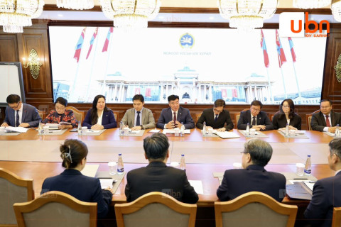 УИХ-ын дарга С.Бямбацогт Япон Улсын Парламентын Зөвлөхүүдийн танхимын дэд дарга Т.Фүкүямаг хүлээн авч уулзав