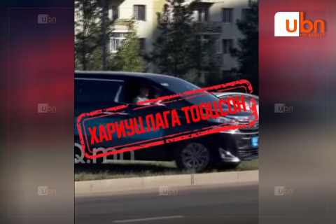 Замын хөдөлгөөний дүрэм зөрчиж, ногоон байгууламж сүйтгэсэн жолоочийн эрхийг 3 сараар хасчээ
