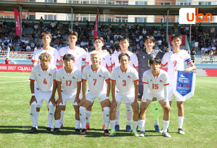 Монголын U20 шигшээ баг эхний тоглолтдоо 7:0-ээр хожлоо