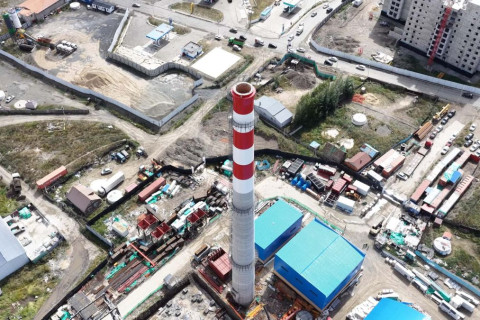 Дамбадаржаа дулааны станцын барилга угсралт 70 хувийн гүйцэтгэлтэй байна