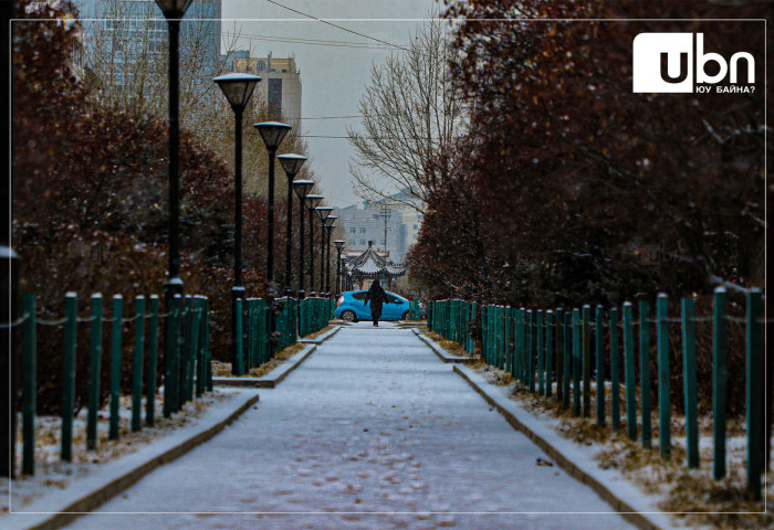 Улаанбаатарт 3 хэм дулаан, ялимгүй хур тунадастай