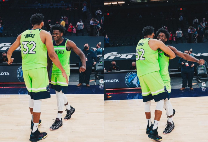 Таунс, Эдвардс нар тус тус 40-өөс дээш оноо авлаа