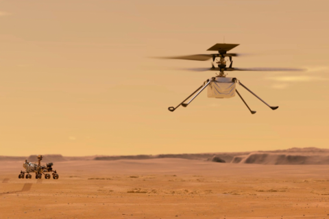 “NASA” Ангараг дээр анх удаа нисдэг аппарат хөөргөжээ