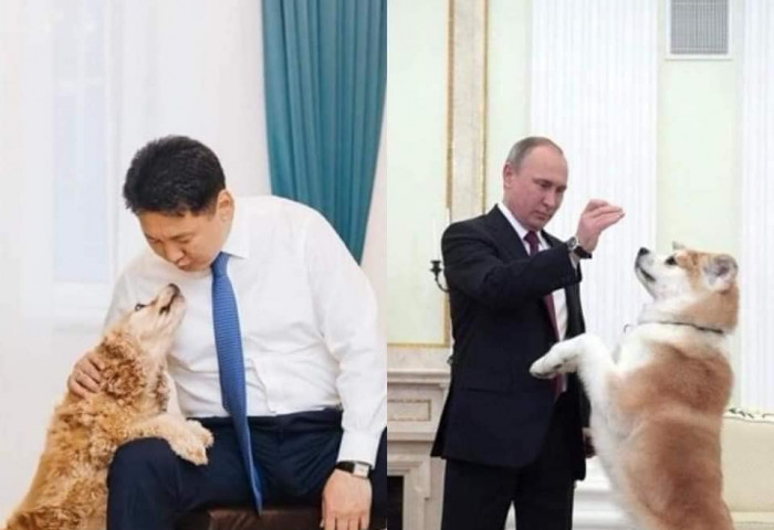 SOCIAL POP: Монгол Улсын Ерөнхийлөгч У.Хүрэлсүх ба ОХУ-ын Ерөнхийлөгч В.Путин