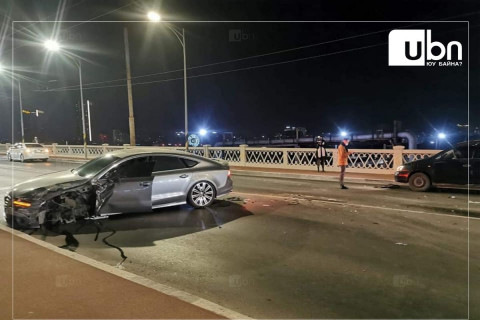 ТЦА: Энхтайваны гүүрэн дээр гарсан ослын улмаас нэг хүн гэмтжээ