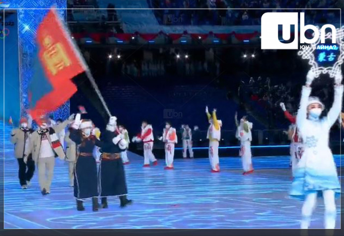 Монголын баг олимпын цэнгэлдэх хүрээлэнд орж ирлээ