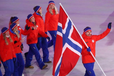 Норвегийн баг медалийн тоогоор тэргүүлж байна