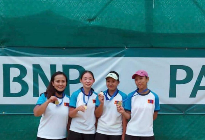 Монгол охид  Шри Ланк улсад болж буй талбайн теннисний аварга болов