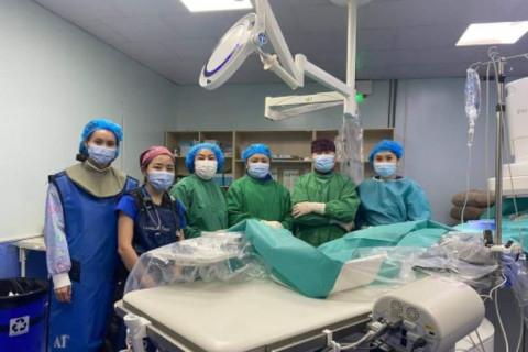 Монгол эмч нар 7 сартай хүүхдэд судсан дотуур баллооноор тэлэх эмчилгээг амжилттай хийжээ
