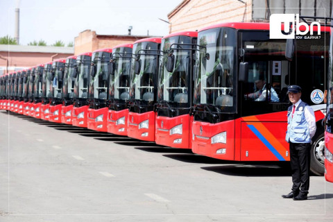 Өнөөдрөөс эхлэн 60 автобус шинээр нийтийн тээврийн үйлчилгээнд явж эхэллээ