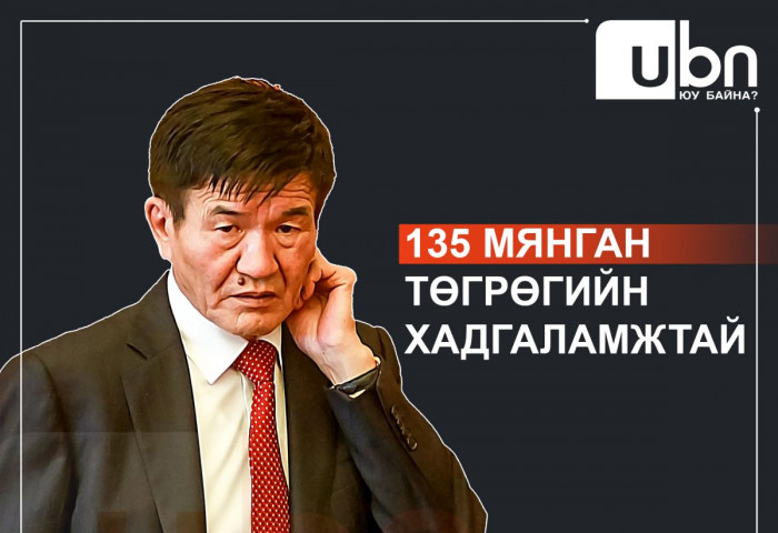 ХОМ: ЗГХЭГ-ын дарга Ц.Нямдорж 135 мянган төгрөгийн ХАДГАЛАМЖТАЙ