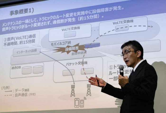 Японд үүрэн телефоны томоохон компанийн үйлчилгээ доголдож 40 сая хүн сүлжээгүй болов