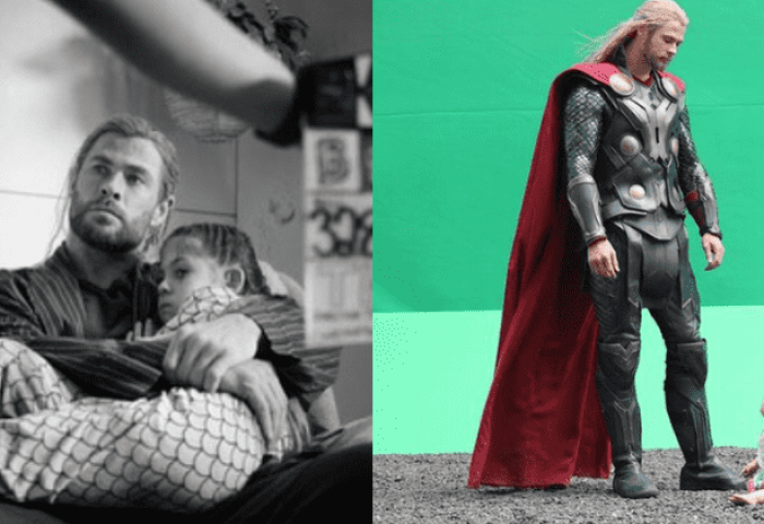 “Thor love and Thunder” киноны гол дүр “Chris Hemsworth” төрсөн охины хамт дүр бүтээжээ