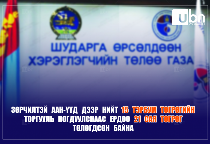 ШӨХТГ зөрчилтэй ААН-үүдэд 2022 онд 15 тэрбум төгрөгийн торгууль ногдуулсан ч ердөө 21 сая төгрөг төлөгджээ