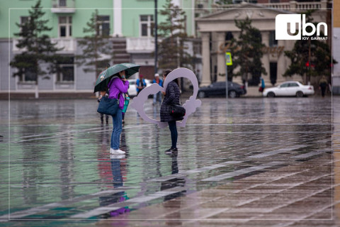 Маргааш нийслэлд 16 хэмийн дулаан бага зэргийн бороо орно