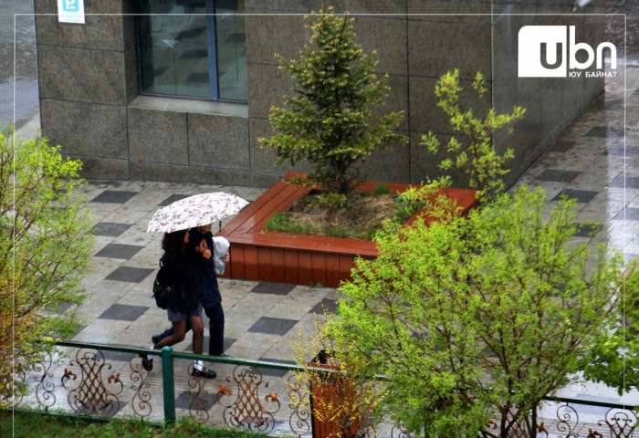 МАРГААШ: Улаанбаатарт 25 хэм дулаан, бага зэргийн аадар бороо орно