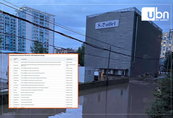 ТАНИЛЦ: Голын гольдролыг өөрчилсөн гэх S’Outlets дэлгүүрийн үндсэн барилгыг хүлээж авсан улсын комиссийн гишүүд