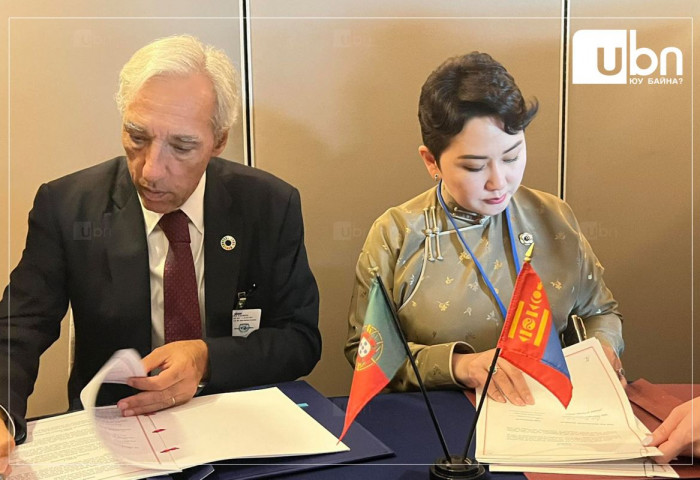 Б.Батцэцэг сайд Португали Улсын Гадаад хэргийн сайд Жоао Гомеш Кравиньотай уулзалт хийв