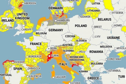 Англи, Герман зэрэг орнууд цаг агаарын улаан түвшний сэрэмжлүүлэг зарлажээ