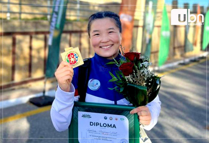 Зэвсэгт хүчний 326 дугаар ангийн тамирчин Д.Цогцолмаа Дэлхийн аварга боллоо