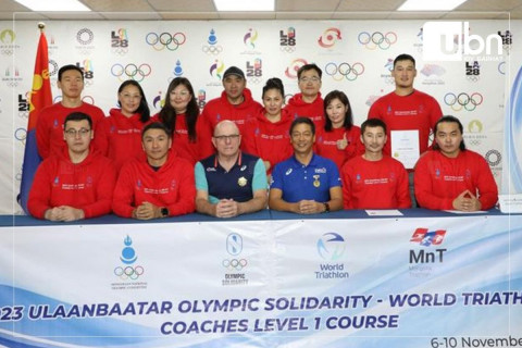Монголын триатлон 12 шинэ дасгалжуулагчтай боллоо