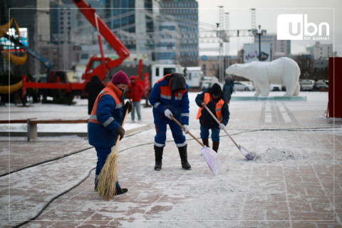 3804 аж ахуйн нэгж, байгууллага орчныхоо 50 метр талбайн цас мөсийг цэвэрлэсэн байна