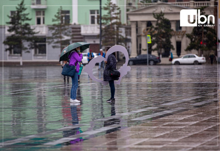 Нийслэлд энэ пүрэв, баасан гарагуудад бага зэргийн бороо орно