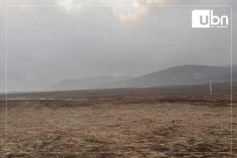 Сүхбаатар аймгийн Эрдэнэцагаан суманд гарсан түймрийг нэг хоногийн дараа унтраажээ