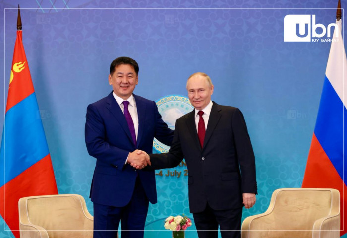 Монгол Улсын Ерөнхийлөгч У.Хүрэлсүх ОХУ-ын Ерөнхийлөгч В.В.Путинтай уулзлаа