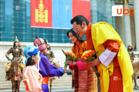 ФОТО: Бутаны Хаант Улсын Цог Жавхлант Хааныг албан ёсоор угтаж авлаа