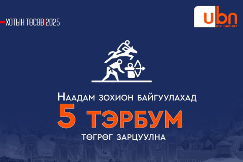 ХОТЫН ТӨСӨВ 2025: Наадам зохион байгуулахад 5 тэрбум төгрөг зарцуулна