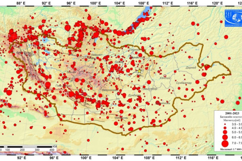 Монголд 5.6 хүртэл магнитудын хүчтэй 40 удаагийн  газар хөдлөлт болжээ