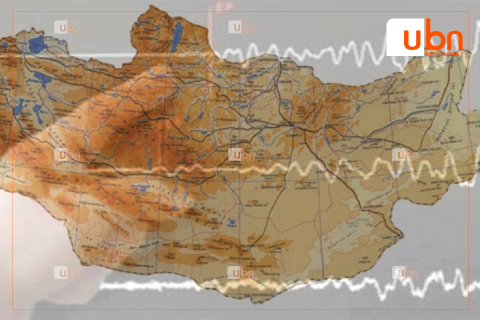 Хөвсгөл аймгийн Улаан-Уул суманд  4.0 магнитудын хүчтэй газар хөдөлжээ