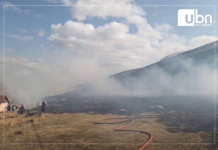 Өнгөрсөн онд нийслэлд 62.7 га талбайд шар өвс шатсанаас үүдсэн гал түймэр гарч байжээ