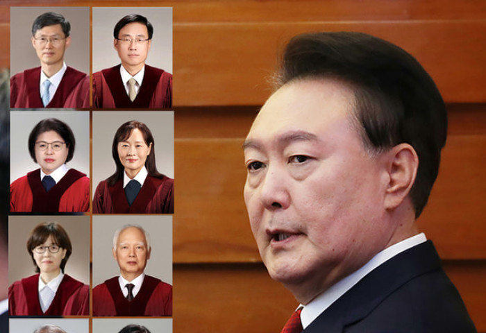 БНСУ-ын Үндсэн хуулийн цэцийн шийдвэр гарч Ерөнхийлөгч Юн Сок Ёлыг огцрууллаа