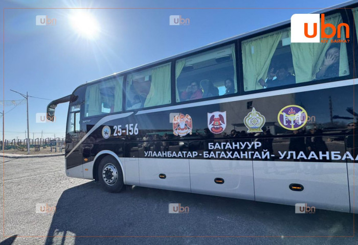 Багахангай-Улаанбаатар чиглэлд 45 хүний суудалтай автобус явж эхэллээ