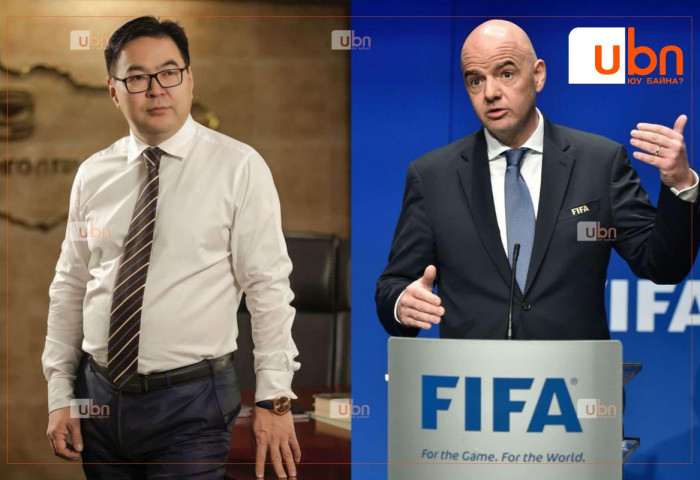 ОУХБХ-ны Ерөнхийлөгч  Жиованни Винченцо Инфантино МХБХ-ны Ерөнхийлөгч Ц.Анандбазарт баяр хүргэж, мэндчилгээ ирүүлжээ