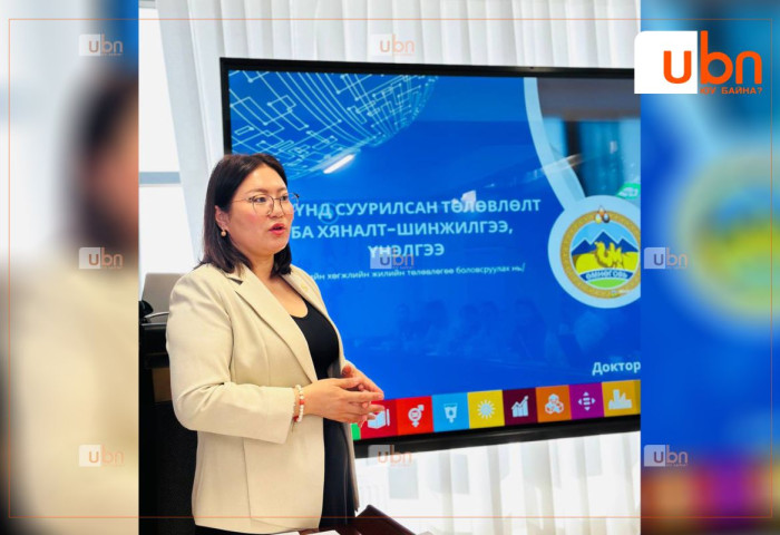 Аймгийн засаг даргын тамгын газрын хяналт-шинжилгээ, үнэлгээний хэлтсийн алба хаагчид Цогт-овоо суманд ажиллаж байна