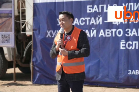 ШУУД: Улиастай-Цагаанхайрхан чиглэлийн 40 км хатуу хучилттай авто замын барилгын ажил эхэллээ