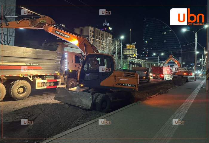 Энхтайваны өргөн чөлөөний засвар, шинэчлэлтийн ажлын хүрээнд дараах гурван ажлыг гүйцэтгэж байна