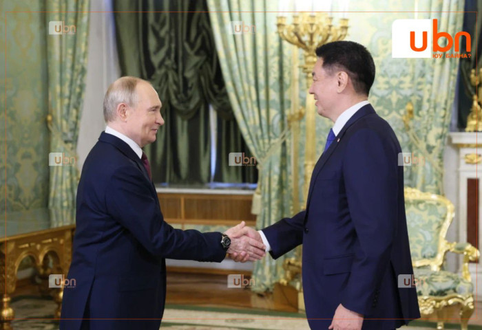 Ерөнхийлөгч У.Хүрэлсүх ОХУ-ын Ерөнхийлөгч В.В.Путин нар албан ёсны уулзалт хийлээ