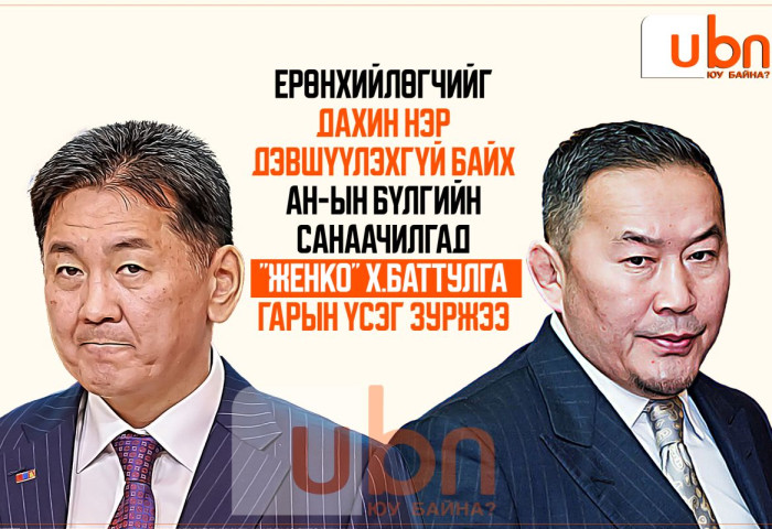 Ерөнхийлөгчийг дахин нэр дэвшүүлэхгүй байх АН-ын бүлгийн санаачилгад “Женко“ Х.Баттулга гарын үсэг зуржээ