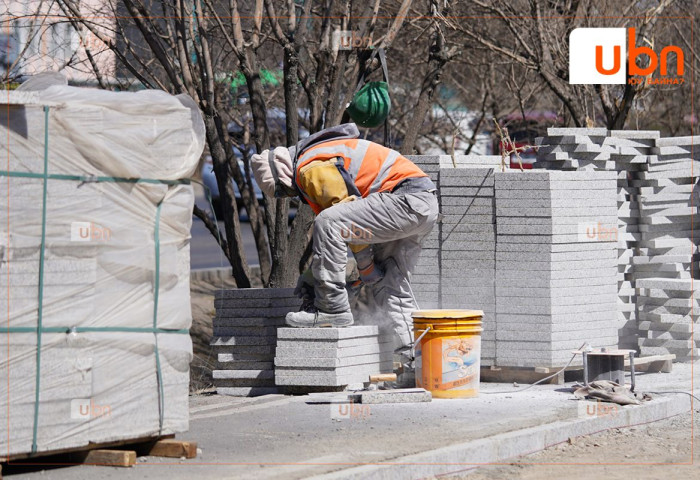 5 шарын уулзвараас Саппорогийн уулзвар хүртэлх явган замын ажил наймдугаар сарын 25-нд дуусна