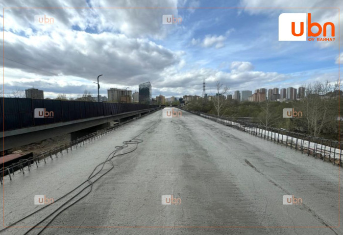 Зайсангийн зүүн гүүрийг ирэх сард барьж дуусгана