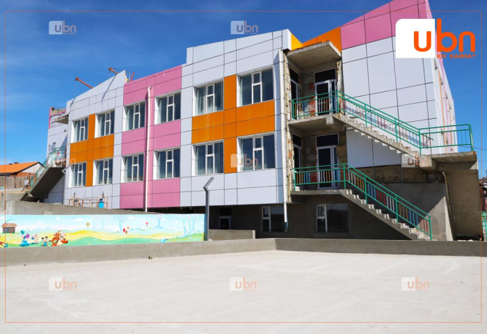 Төсвийн хөрөнгө оруулалтаар баригдаж буй  150 хүүхдийн ортой цэцэрлэгийг ирэх хичээлийн жилд ашиглалтад оруулна