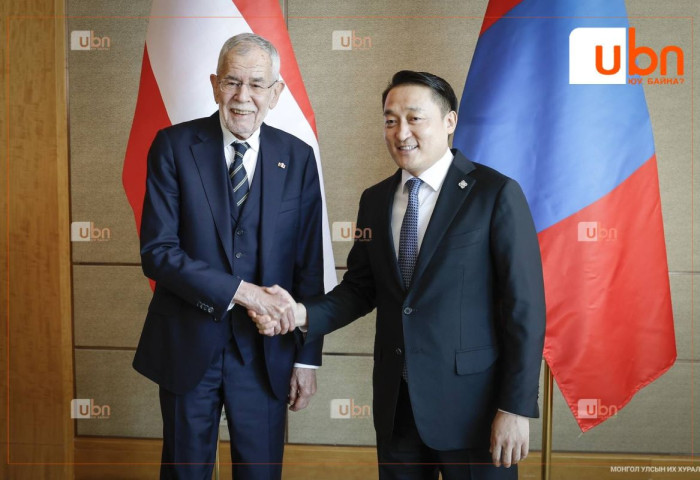 УИХ-ын дарга Д.Амарбаясгалан Бүгд Найрамдах Австри Улсын Ерөнхийлөгч Александр Ван дер Белленд бараалхав