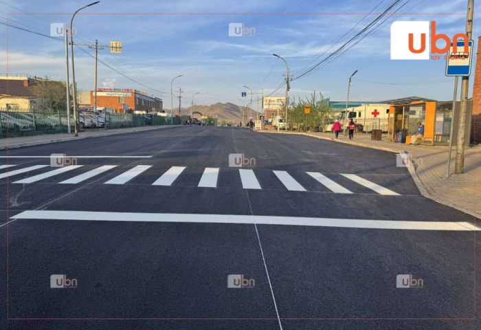 Эрдэнэтолгойн уулзвараас Шархадны эцэс хүртэлх авто замыг шинэчилж, хөдөлгөөнийг нээжээ