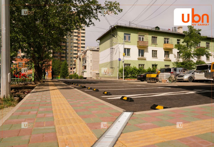 Гараашуудыг буулгаж 32 машины авто зогсоол, ногоон байгууламж болгон  тохижуулжээ