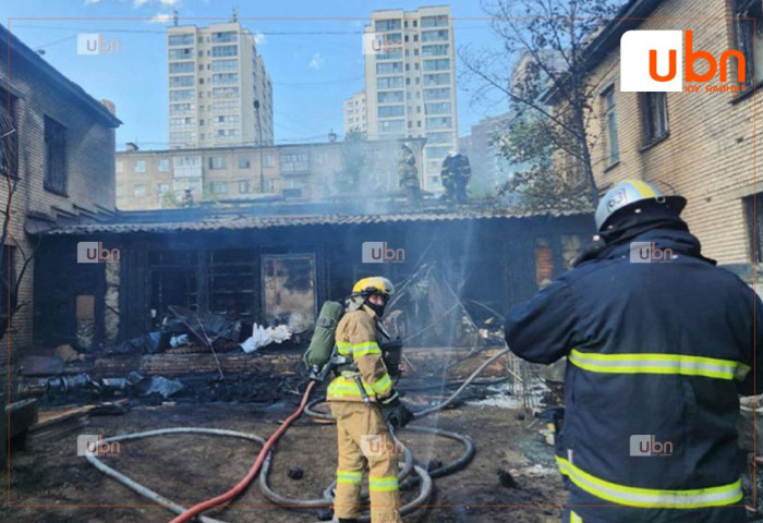 Барилгын өргөтгөлийн хэсэгт гарсан галыг бүрэн унтраажээ