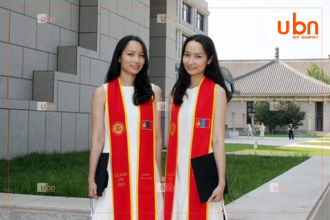 Олимпын аварга Н.Энхшүр, Н.Мөнхшүр нар Бээжингийн их сургуульд магистрын зэрэг хамгааллаа